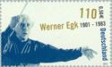 [The 100th Anniversary of the Birth  of Werner Egk, type BWI]