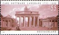 [The 275th Anniversary of the Birth of Carl Gotthard Langhans, 1732-1808, tip CMC]