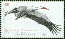 [Endangered Species - White Storks, tip CDV]