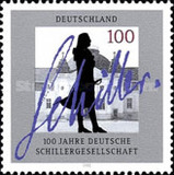 [The 100th Anniversary of the German Schiller Society, tip BHE]