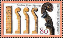 [The 250th Anniversary of the Death of Mathias Klotz, Instrument Maker, type BDE]