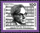 [The 50th Anniversary of the Death of Hugo Distler, Composer and Conductor, type BBF]