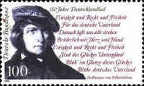 [The 150th Anniversary of the German Patriotic Songs, type AYA]