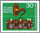 [The 50th Anniversary of German Broadcasting, type VE]