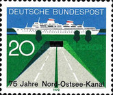 [The 75th Anniversary of the Kieler Canal, type QB]