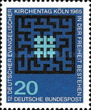 [The 12th Anniversary of the German Evangelical Church Day in Cologne, type KS]