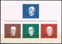 [The Memorial Edition of Konrad Adenauer, type NI]