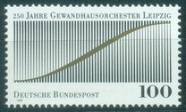 [The 250th Anniversary of the  Gewandhaus Orchestra from Leipzig, type BBW]