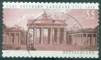 [The 275th Anniversary of the Birth of Carl Gotthard Langhans, 1732-1808, tip CMC]