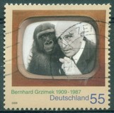 [The 100th Anniversary of the Birth of Bernhard Grzimek, 1909-1987, type CPA]