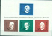 [The Memorial Edition of Konrad Adenauer, type NI]