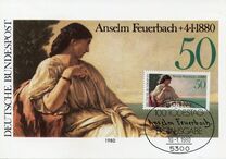 [The 100th Anniversary of the Death of Anselm Feuerbach, Painter, typ AEQ]