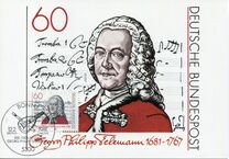 [The 300th Anniversary of the Birth of Georg Philipp Teleman, Composer, tip AGC]