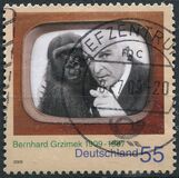 [The 100th Anniversary of the Birth of Bernhard Grzimek, 1909-1987, type CPA]