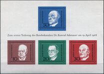 [The Memorial Edition of Konrad Adenauer, type NI]