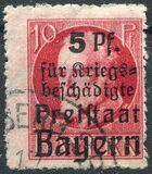 [Charity Stamps - Overprinted "Für Kriegsbeschädigte", type Q]