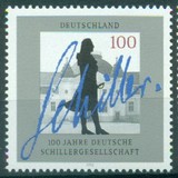 [The 100th Anniversary of the German Schiller Society, tip BHE]