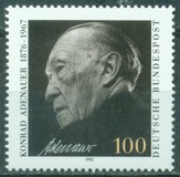 [The 25th Anniversary of the Death of Dr.Konrad Adenauer, Federal Chancellor, type AZV]