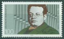 [The 75th Anniversary of the Death of Max Reger, Composer, type AXA]