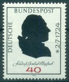 [The 250th Anniversary of the Birth of Friedrich Gottlieb Klopstock, Poet, type WB]