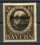 [Overprinted "Volksstaat Bayern", type N19]