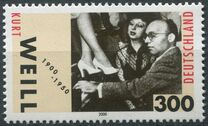 [The 100th Anniversary of the Birth of Kurt Weill, 1900-1950, tip BTA]