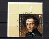 [The 200th Anniversary of the Birth of Felix Mendelssohn Bartholdy, 1809-1847, tip COP]