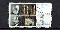 [The 150th Anniversary of the Birth of Nobel Prize Winners Paul Ehrlich & Emil Adolph von Behring, tip CDR]