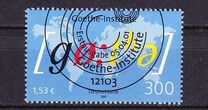 [The 50th Anniversary of the Goethe Institute of the German Language, type BWD]