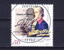 [The 250th Anniversary of the Birth of Baron Adolf Knigge, 1752-1796, tip BYK]