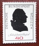 [The 250th Anniversary of the Birth of Friedrich Gottlieb Klopstock, Poet, type WB]