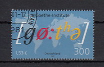 [The 50th Anniversary of the Goethe Institute of the German Language, type BWD]