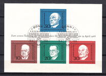 [The Memorial Edition of Konrad Adenauer, type NI]