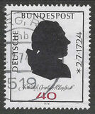 [The 250th Anniversary of the Birth of Friedrich Gottlieb Klopstock, Poet, type WB]