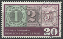 [The 125th Anniversary of the First German Stamp, type KU]