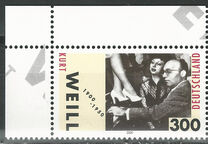 [The 100th Anniversary of the Birth of Kurt Weill, 1900-1950, tip BTA]