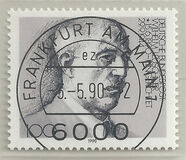 [The 100th Anniversary of the Birth of Wilhelm Leuschner, Trade union Leader, type AUN]