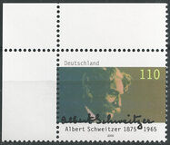 [The 125th Anniversary of the Birth of Albert Schweitzer, 1875-1965, type BSR]