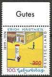 [The 100th Anniversary of the Birth of Erich Kästner, Writer, tip BQO]