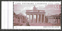 [The 275th Anniversary of the Birth of Carl Gotthard Langhans, 1732-1808, tip CMC]