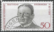 [The 100th Anniversary of the Birth of Matthias Erzberger, Polititian, type YF]