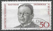 [The 100th Anniversary of the Birth of Matthias Erzberger, Polititian, type YF]