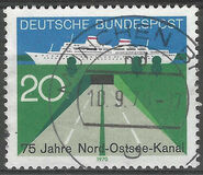 [The 75th Anniversary of the Kieler Canal, type QB]