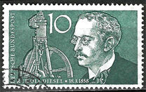 [The 100th Anniversary of the Birth of Rudolf Diesel, 1858-1913, type DT]