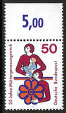 [The 25th Anniversary of the German Maternal Rest and Well-Being Foundation, type WX]