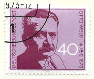 [The 100th Anniversary of the Birth of Otto Wels, Social Democrat, type UY]