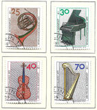 [Charity Stamps - Musical Instruments, type VA]