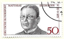 [The 100th Anniversary of the Birth of Matthias Erzberger, Polititian, type YF]