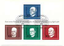 [The Memorial Edition of Konrad Adenauer, type NI]