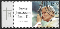 [Pope John Paul II Memorial Stamp, tip CGG]